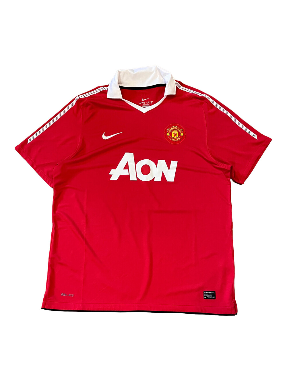 Nike Manchester United Home 2010/2011 Football Shirt Soccer Jersey Size XL